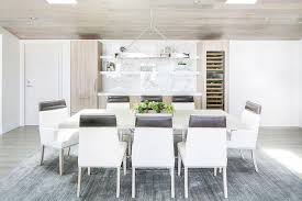 Find rustic and modern gray dining chairs for sale at rooms to go. White Leather Dining Chairs With Gray Leather Trim Transitional Dining Room