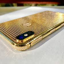 Full Gold Iphone X Custom Unique Tech Apple Rosegold Design Style Jewelry Luxuryfashion Swarov Gold Iphone Case Gold Iphone Gold Mobile