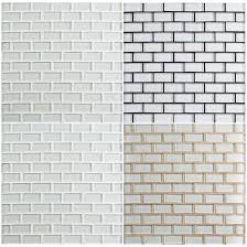 How to install a tiled backsplash using omnigrip adhesive by the diy showoff. Be All About Grout White Glass Tile Grey Glass Tiles Glass Subway Tile Backsplash