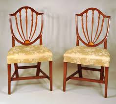 Set 10 Hepplewhite Inlaid Shield Back Dining Chairs Inv 10398 Thomas Schwenke Furniture Dining Chairs Chair