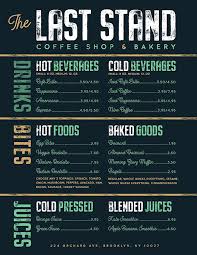 How To Create A Coffee Shop Bakery Menu Design In Photoshop Bakery Menu Menu Design Coffee Menu Design