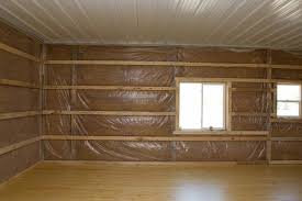 With 2 x 6 purlins. Options For Walls And Ceiling In New Shop The Shop Wood Talk Online
