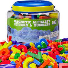 The magnetism channel contains articles about the field of magnetism. Amazon Com Edukid Toys Abc Magnets 109 Magnetic Alphabet Letters Numbers With Take Along Bucket Toys Games