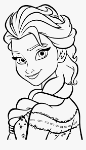 These beautiful free printable princess coloring pages online are waiting to be colored by your little princess. Disney Princess Frozen Elsa Coloring Page Printable Coloring Drawing Elsa Frozen Hd Png Download Kindpng