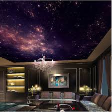 Extremely tired asian woman working on laptop at night in bedroom, workaholic. 3d Star Cloud Night Sky Mural Ceiling Bedroom Background Galaxy Wallpaper Shopee Singapore
