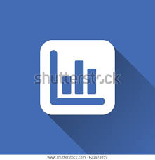 flat bar chart icon stock vector royalty free 621978059