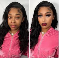 she's pretty in both, my sis just need some sleep 😩😩😩