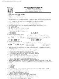 Soal fisika kelas 8 semester 1 kurikulum 2013 dan pembahasannya. Id Soal Smp Kelas 8 Ipa Fisika Ujian Tengah Semester Genap Smpn3 Lawang