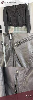 Jz Purple Leather Hooded Zip Up Jacket S Kohl S Leather Jacket With Hood Purple Leather Clothes Design