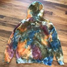 Black And White Tie Dye Hoodie Nike Hoodie Tie Dye Hoodie Earth Tones Ice Dyed Hand Dyed Xl Tie Dye Hoodie Ice Dyeing Tie Dye