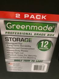 Buy heavy duty storage boxes and get the best deals at the lowest prices on ebay! Costco 1600082 Greenmade Storage Bins Name Costcochaser