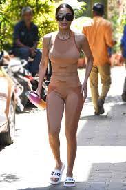 Malaika Arora steps out in a nude crop top + leggings from Reebok x  Victoria Beckham | VOGUE India