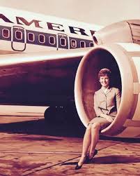 Pan Am Flight Attendant And 707 Flight Attendant Vintage Airlines Pan American Airlines