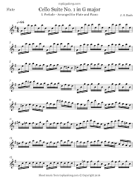 Cello Suite No. 1 in G (BWV 1007) – toplayalong.com