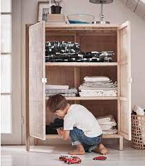 Ikea stockholm mirrors are not that hard to install. Ikea Rattan Cabinet Home And Aplliances