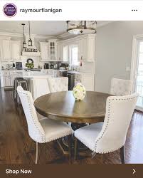 Pin By Danielle Skeen On New Home New Decor White Kitchen Design Modern Kitchen Design White Kitchen Table