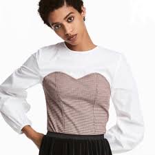 53 items on sale from $6. H M Tops Hm Checkered Brown And White Corset Blouse Poshmark