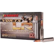 Gunbuyer has a huge selection of ammunition deals on rimfire, handgun, rifle, shotgun, & other ammo. Barnes Vor Tx Long Range 6 5 Prc Ammo 127 Gr Barnes Lrx Bt