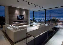 Modern luxury bedroom interior design bedroom small bedroom hacks bedroom with ensuite room design bedroom wardrobe design bedroom home room design luxurious bedrooms bedroom. I Like This Set Up For The Living Area The Ling Narrow Fireplace Below The Tv Modern Living Room Interior Modern Houses Interior Modern Home Interior Design