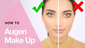 Kräftige lidstriche sind nicht ideal und wirken schnell erdrückend, lieber feine akzente setzen. Augen Richtig Schminken Lidschatten Do S And Don Ts Youtube