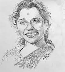 A sketch of serial actress Ankita Amar 😊 22 hours of sketching .. Do share  your views about the sketch !!