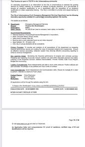 Candidates must have the following to apply: City Of Joburg On Twitter Internship Opportunities Emergency Management Services Is Looking For Interns In Various Units Visit Joburgwebsite And Apply Https T Co Fejh4kag5v Ps Deadline Has Been Extended To 22 December