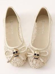 Charming Lady Metallic Skull Hollow Out Flat Shoes Lace Flat Shoes Trending Shoes Cute Shoes
