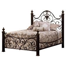 Mikelson Bed Hollywood Regency On Joss Main Hillsdale Furniture Ornate Bed Iron Bed
