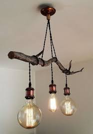 Bellla Lampara Colgante Con Rama Y Bases De Metal Para Luces Hanginglamp Decor Lampara Colgante De Madera Lamparas De Techo Rusticas Lamparas De Techo Madera