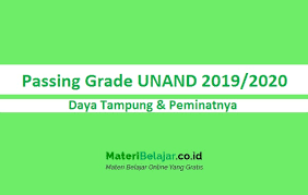 Cara menentukan passing grade snmptn. Passing Grade Unand 2019 2020 Dan Daya Tampung Peminatnya