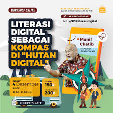 Digital literacy refers to an individual's ability to find, evaluate, and compose clear information through writing and other media on various digital platforms. School Of Parenting Literasi Digital Sebagai Kompas Di Hutan Digital