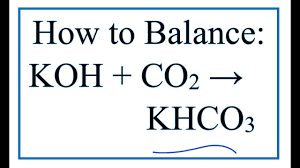 Along with sodium hydroxide (naoh), koh is a prototypical strong base. How To Balance Koh Co2 Khco3 Potassium Hydroxide Carbon Dioxide Youtube