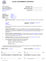 You'll learn all about applying for a regular class d license on this page, but if you're interested in applying for another type of license, check out the following pages Utah Local Government Contract Download Printable Pdf Templateroller