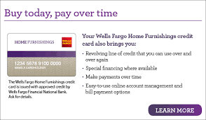 Apply For A Wells Fargo Home Furnishings Credit Card In Alexandria Va