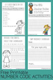 Number Codes Activity With Free Printables In The Playroom Fun Math Math Games For Kids Kids Worksheets Printables