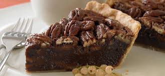 Dip each of 10 pecan halves in chocolate; Chocolate Pecan Pie Ghirardelli