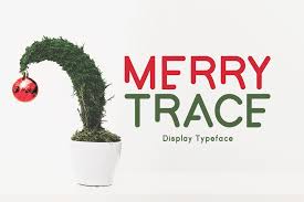 Merry Trace Font By Fonteden