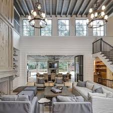 See how they used architectural d. Two Story Living Room Design Ideas