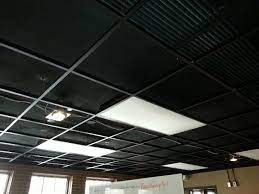 Drop ceiling tiles direct from the manufacturer; Remove Ceiling Tiles Leave Lights Paint Ceiling Black Sm2 Cafe Well Not Black And Not Those Lights Dropped Ceiling Drop Ceiling Tiles Black Ceiling Tiles