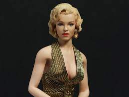 The most expensive dress sold at auction is marilyn monroe's 'happy birthday, mr president' dress, purchased by ripley's believe it or not! Gentlemen Prefer Blondes Marilyn Monroe Gold Dress 1 6 Scale Figure