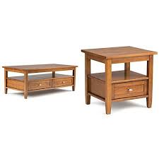 Be the first to write a review. Simpli Home Warm Shaker Coffee Table Honey Brown Simpli Home Warm Shaker End Table Honey Brown Bundle Simpli Home Entryway Furniture End Tables