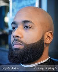 Bald Fade Haircut With Beard Black Man Pin On Rock It Au Naturale Kinky Curly Coiled Straight