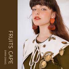 実りの果実アシンメトリーケープ E00461