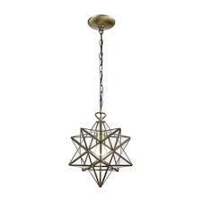 Find great deals on ebay for moravian star chandelier. Moravian Star 1 Light Pendant In Gold Large