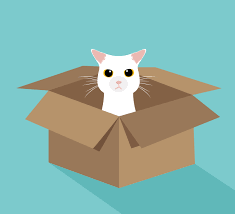 422,000 youtube videos can't be wrong: Cute White Cat In The Box 673171 Download Free Vectors Clipart Graphics Vector Art