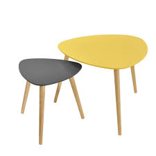 Maybe you would like to learn more about one of these? En Casa Coffee Table Set Side Table Set 2 Small Table Mustard Grey Buy Online In Angola At Angola Desertcart Com Productid 77104648