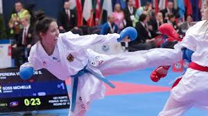 Borrowed from japanese 空(から)手(て) (karate), from 唐(から)手(て) (karate), from okinawan 唐手 (tūdī, chinese hand). Die Pole Position 2019 Geht An Sc Banzai Berlin Deutscher Karate Verband E V