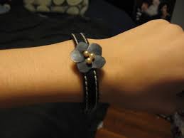 Simple step by step instructions and photos. Diy Faux Leather Bracelet How To Make A Leather Cuff Jewelry Making And Sewing On Cut Out Keep