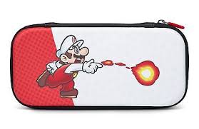 BULTO PROTECTOR MARIO TIRANDO FUEGO ROJO CON BLANCO POWERA (NSW)