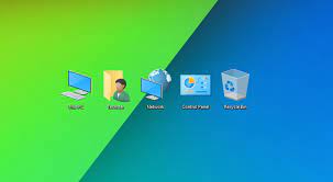 Choose from 1700+ desktop icons vector download in the form of png, eps, ai or psd. Display Default Desktop Icons On Windows 10 Dimitris Tonias